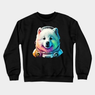 Samoyed space traveller Crewneck Sweatshirt